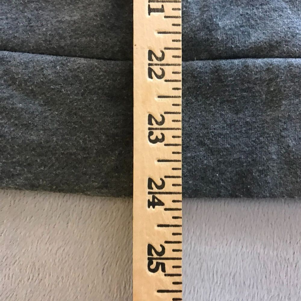 Puma Boys Youth Large 14-16 Hoodie Sweatshirt Gray Fleece Spellout Cat Logo - Picture 5 of 7